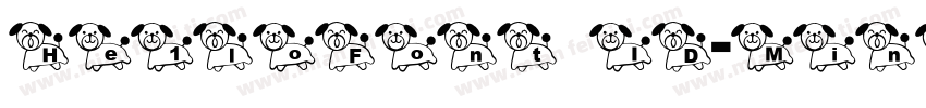He1loFont ID-MingKeBenWanSong字体转换